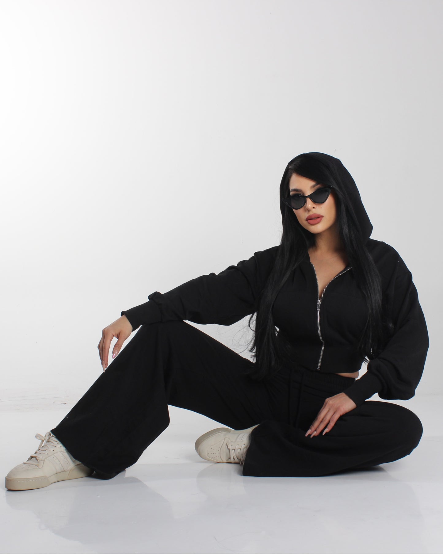 Pants negro Wide leg