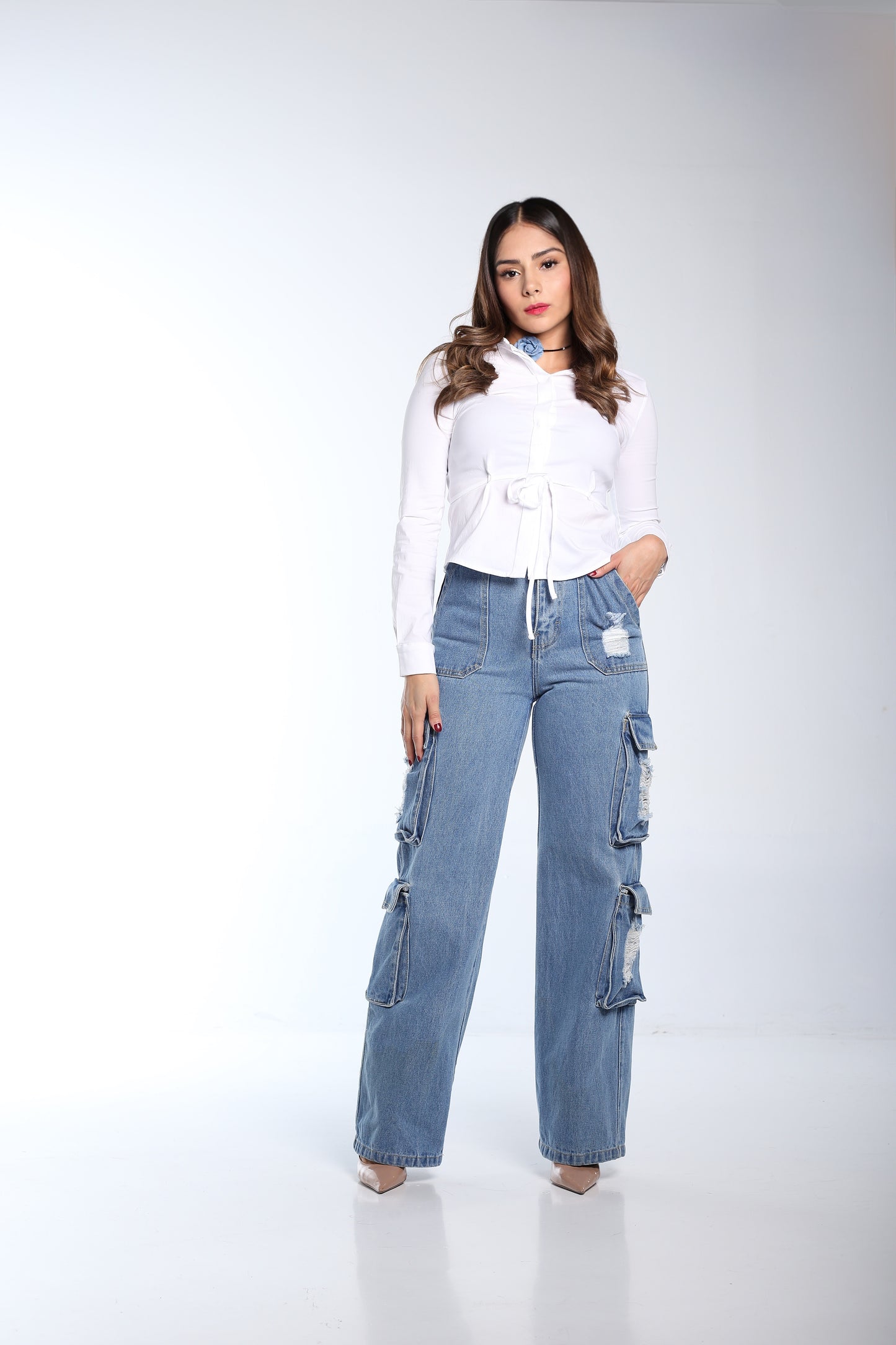 Pantalón Cargo claro