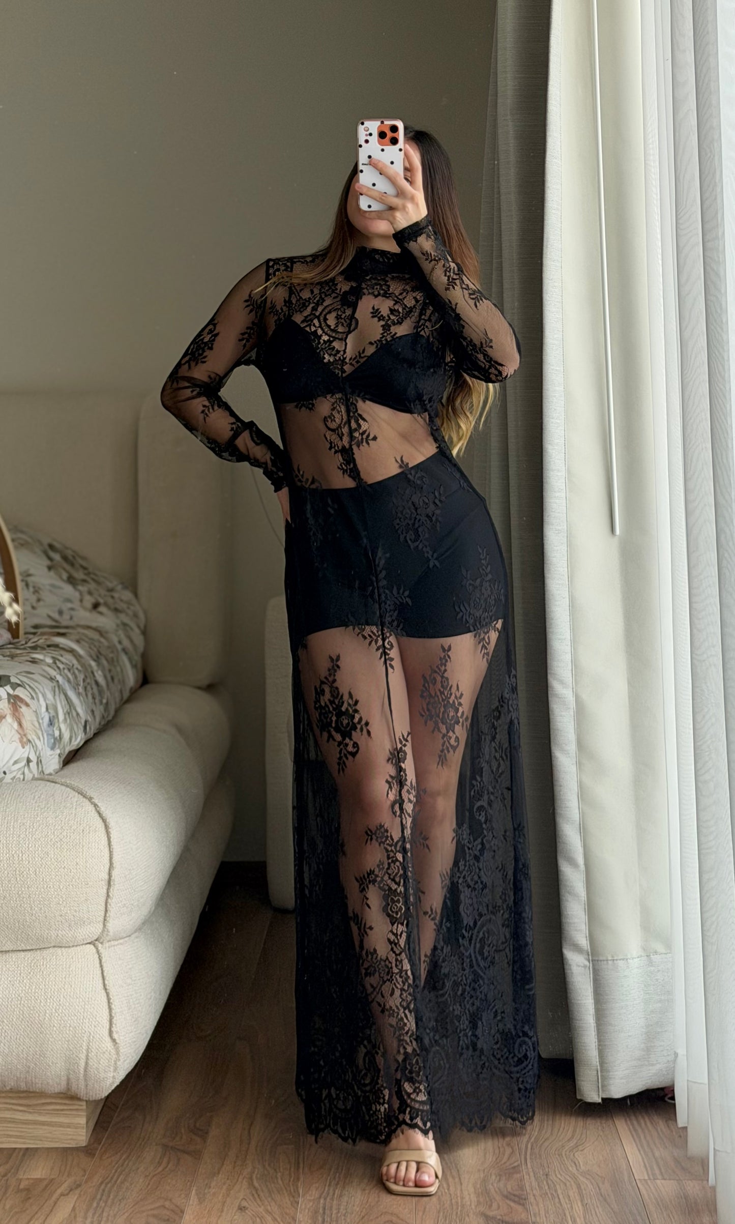 Vestido encaje