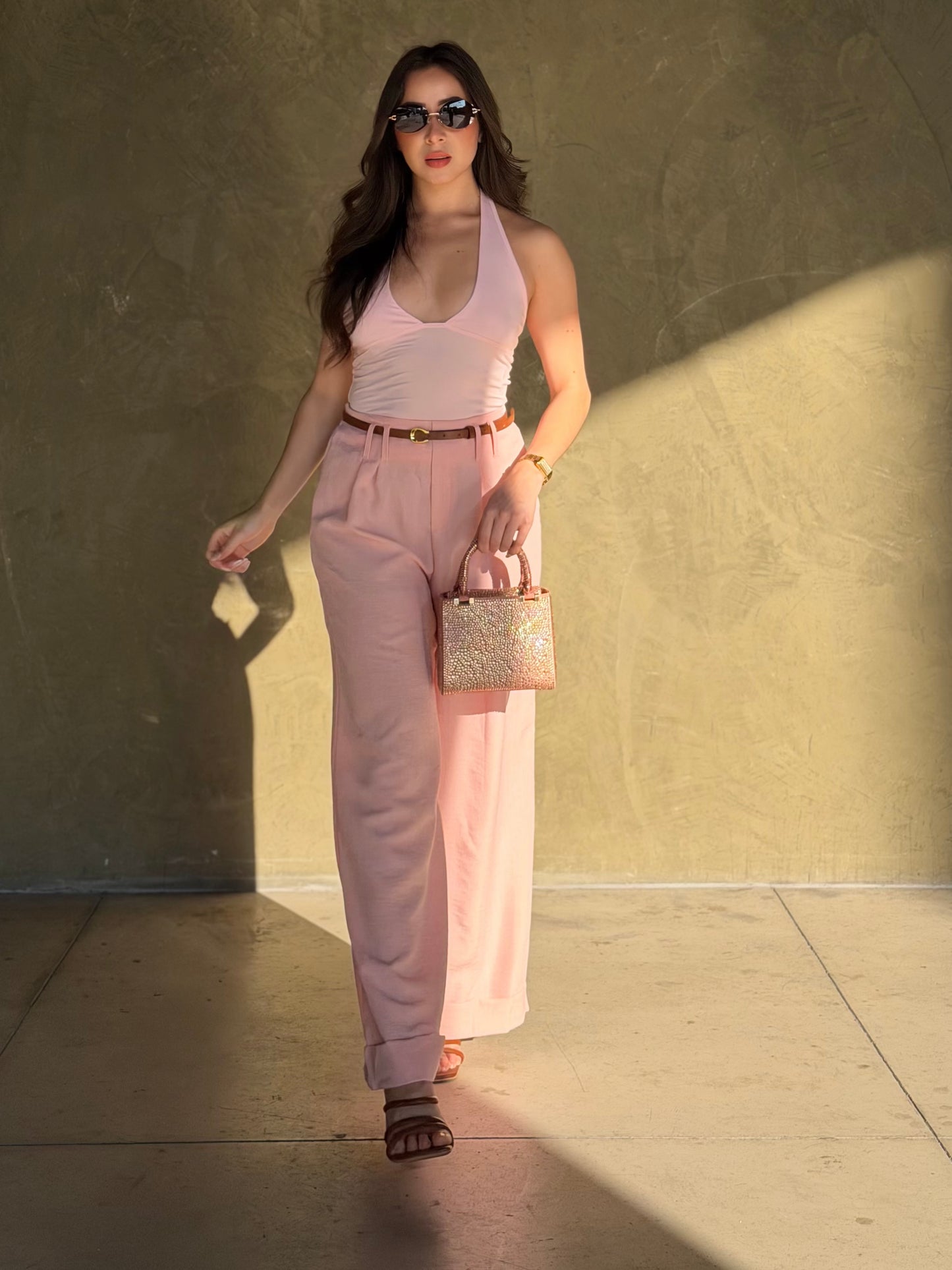 Pantalón rosa pastel