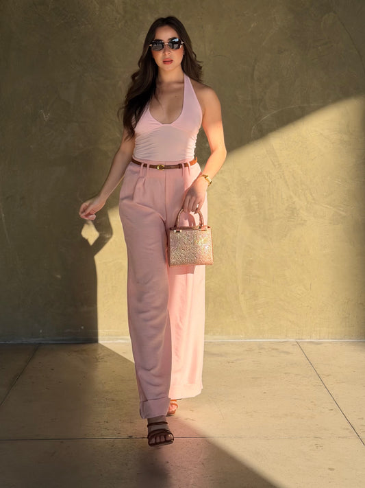 Pantalón rosa pastel