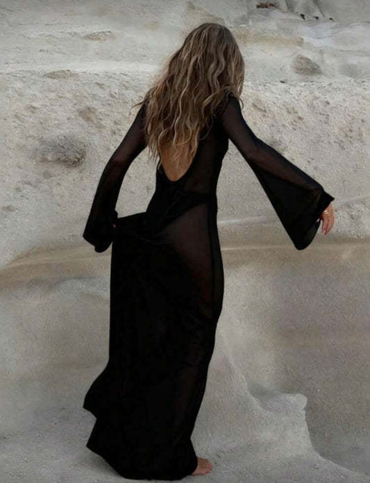 Vestido playa negro